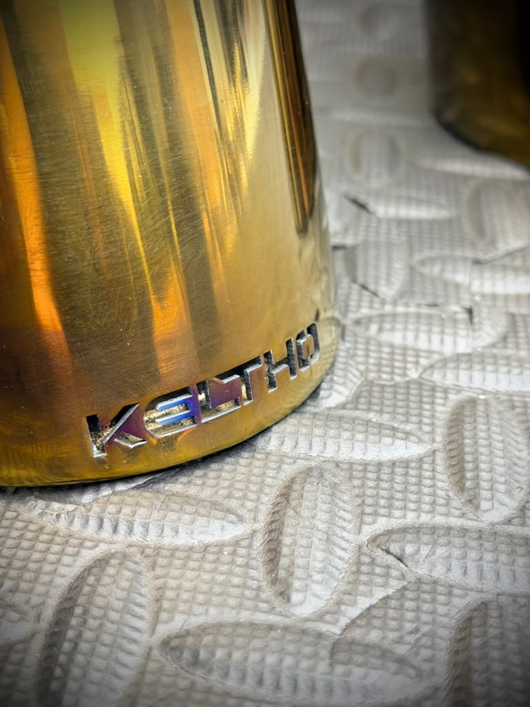 MCLAREN 750S V8 TWIN-TURBO M840T "ELITE" CATBACK EXHAUST TITANIUM ANODIZED GOLD