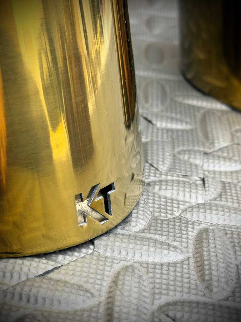 MCLAREN 750S V8 TWIN-TURBO M840T "ELITE" CATBACK EXHAUST TITANIUM ANODIZED GOLD