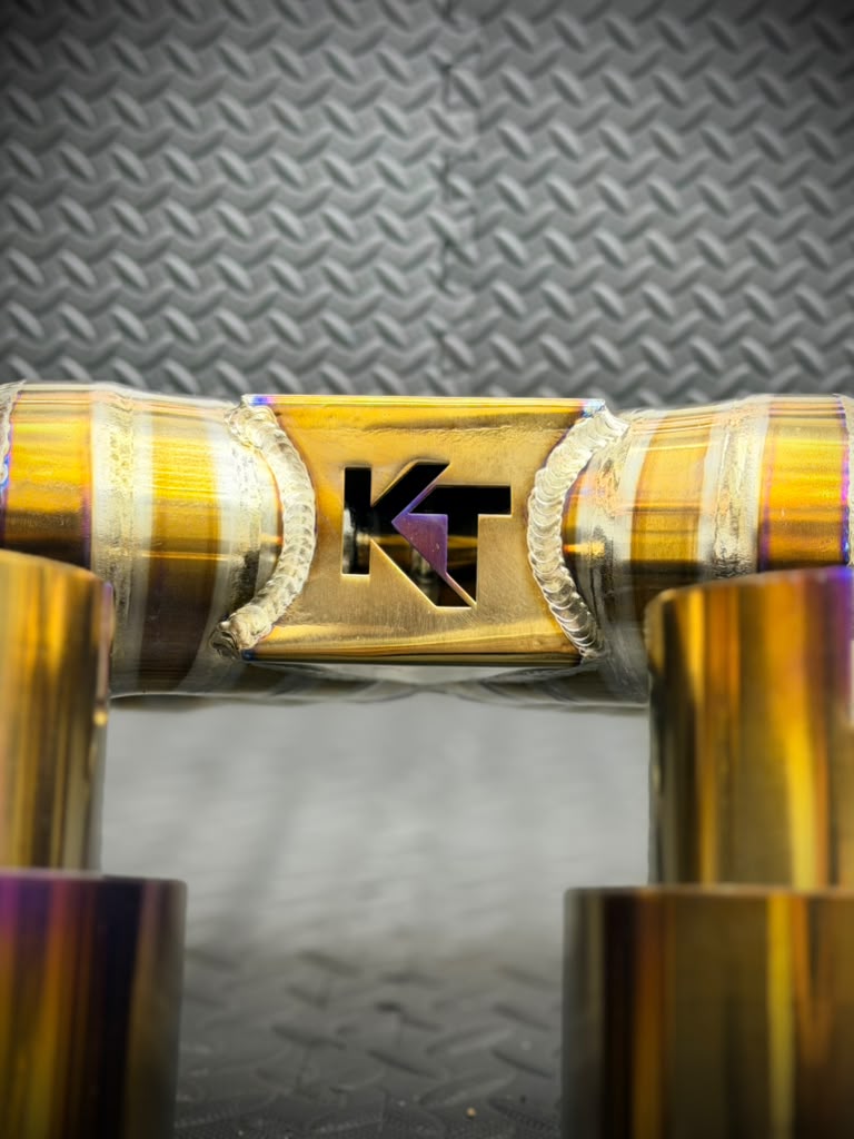 MCLAREN 720S V8 TWIN-TURBO M840T "ELITE" CATBACK EXHAUST TITANIUM ANODIZED GOLD