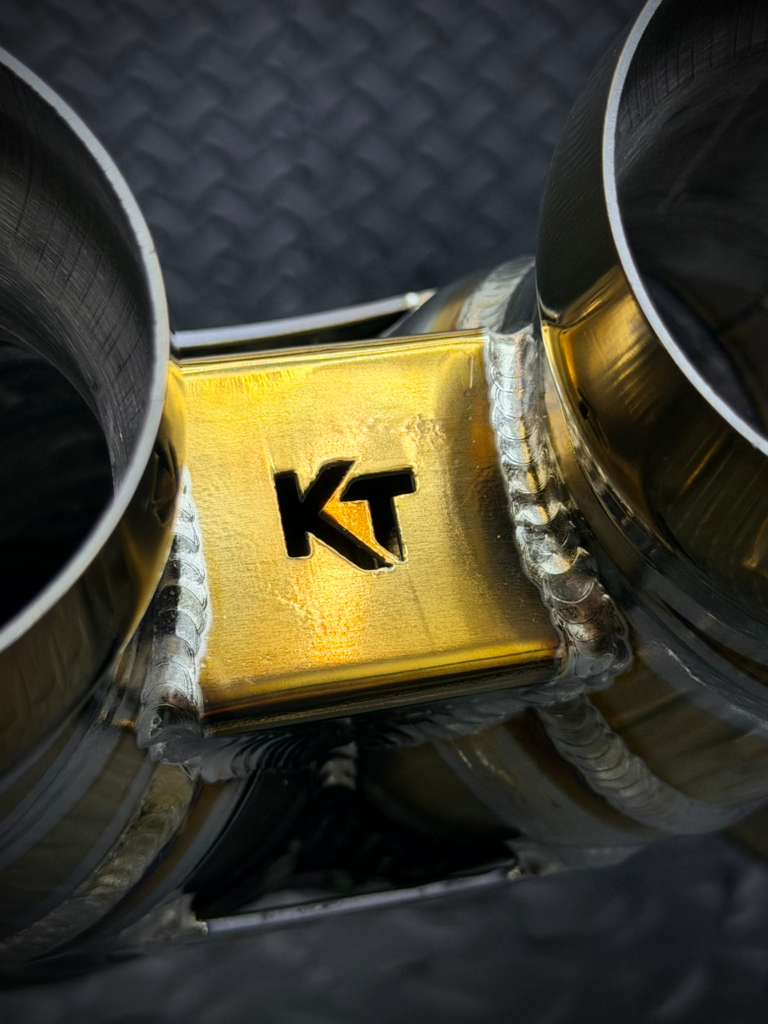MCLAREN 750S V8 TWIN-TURBO M840T "ELITE" CATBACK EXHAUST TITANIUM ANODIZED GOLD